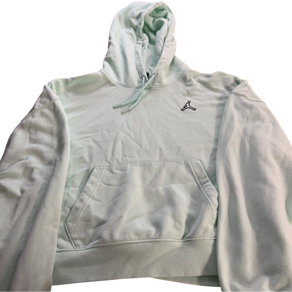 Jordan‎ Jumpman Hoodie Women’s  Large Mint Green Loose Fit Pullover
